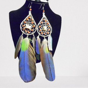 Feathers  Dreamcatchers  Earrings